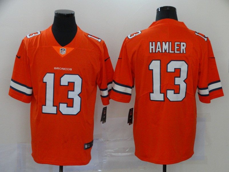 Men Denver Broncos #13 Hamler orange Nike Vapor Untouchable Limited Player NFL Jerseys->women nfl jersey->Women Jersey